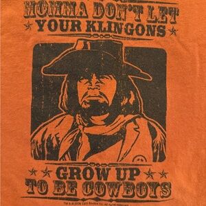 Star Trek Orange Graphic T-Shirt